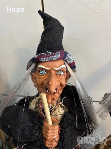 Настолна Баба Яга 55см., снимка 11 - Статуетки - 53267446