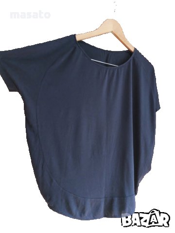 COS - синя тениска, снимка 4 - Тениски - 33885907