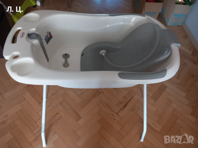 Вана със стойка, термометър, подложка Chipolino, снимка 2 - За банята - 50764790