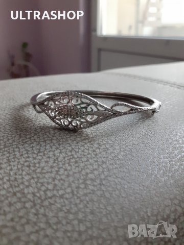 НОВА Уникална сребърна гривна 16.6грама, снимка 3 - Гривни - 27314100