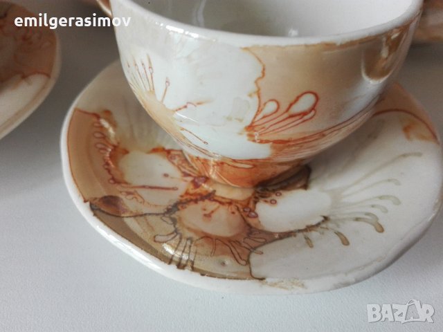 Сервиз за кафе и месингови вази., снимка 6 - Сервизи - 31830300