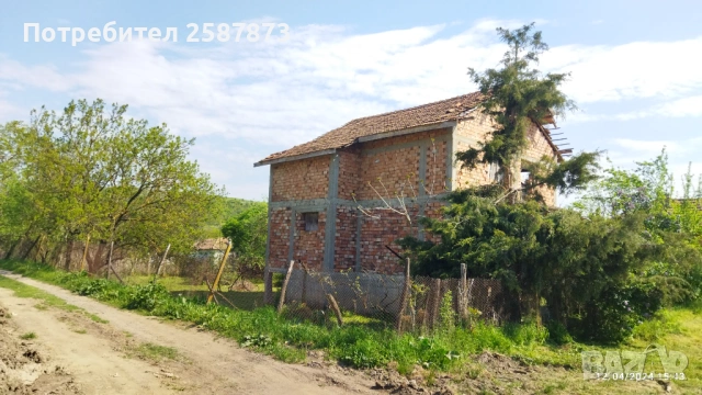 Двуетажна масивна къща в с. Ленково, снимка 5 - Къщи - 54246186