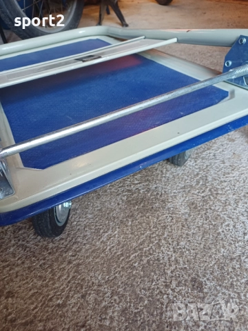 Платформена товарна количка 150 кг, снимка 2 - Друго търговско оборудване - 52956130