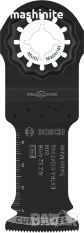 Нож PRO AIZ 32 APIB за многофункционален инструмент, 32 x 50 mm за дърво и метал Bosch, снимка 1 - Други инструменти - 48085388