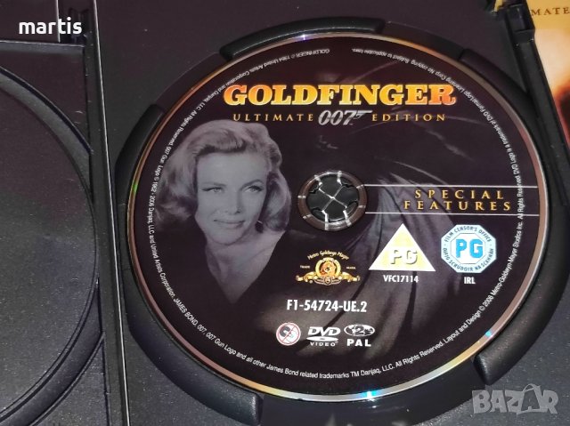 Goldfinger DVD, снимка 4 - DVD филми - 42205597