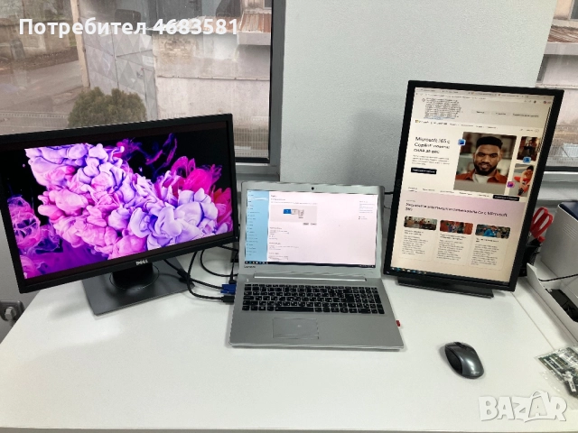 2 броя монитори Dell P2217 – перфектно състояние, снимка 4 - Монитори - 52891000