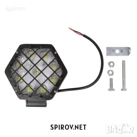 LED фар M-TECH 10/30V 2300lm 6500K, снимка 1 - Части - 55701757