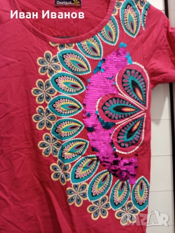 Чисто нова дамска тениска Desigual, снимка 10 - Тениски - 51750243