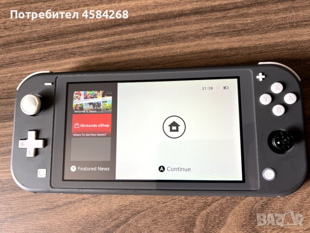 Nintendo Switch Lite Grey + 128GB / Hekate, снимка 3 - Nintendo конзоли - 53903399