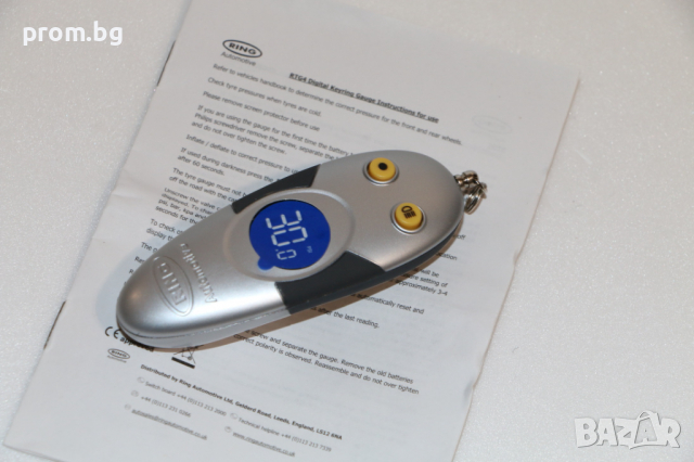 Уред за мерене на налягане на гуми RING, манометър, английски, снимка 3 - Аксесоари и консумативи - 36447941