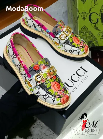 Gucci естествена кожа официални дамски обувки , снимка 2 - Дамски елегантни обувки - 48501807