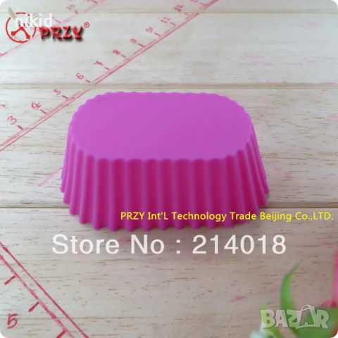 Мини хапки продълговати обли кошнички кошничка тарталета силиконов молд форма фондан бонбон гипс шок, снимка 3 - Фигурки - 44784450