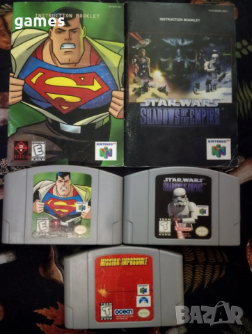 Американски игри за Nintendo 64 - лот