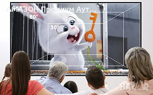 PVO Мини LED видео проектор/Full HD/забавления за деца/домашно кино/HDMI/USB/дистанционно , снимка 10 - Плейъри, домашно кино, прожектори - 47721652