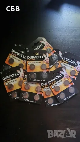 Батерии Duracell CR2032 3V, снимка 2 - Оригинални батерии - 56019790