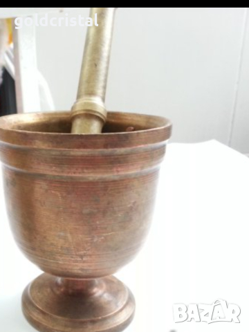 Старо хаванче бронз и месинг, снимка 3 - Антикварни и старинни предмети - 16073632