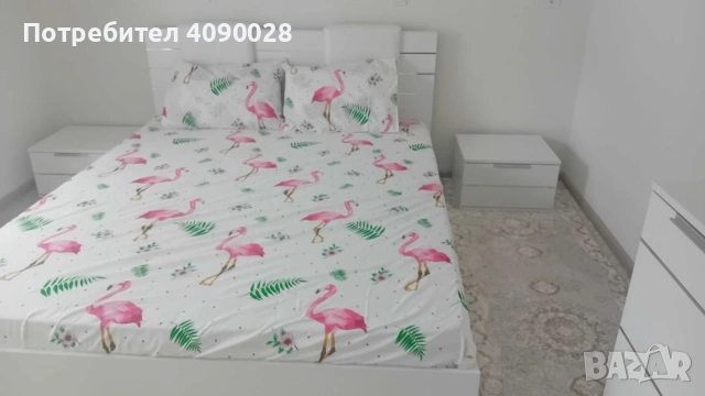 Спално бельо от ранфорс Flamingo, снимка 4 - Спално бельо - 53302118