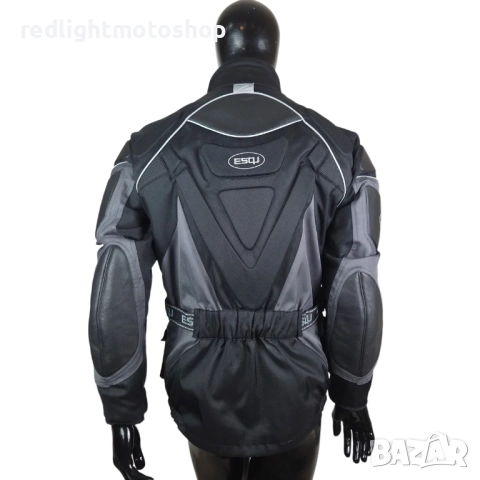 📌 5451 | ESQU Мъжко текстилно мото яке – размер S – 120 лв, снимка 3 - Аксесоари и консумативи - 52801630