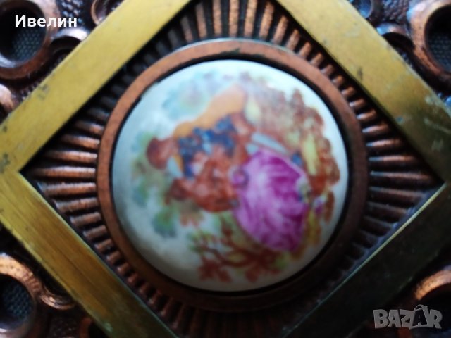 стара метална апликация, снимка 2 - Антикварни и старинни предмети - 29598903