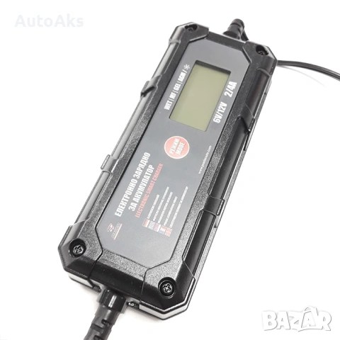 Електронно зарядно за акумулатор за кола / автомобил 6V и 12V, снимка 2 - Аксесоари и консумативи - 53915063