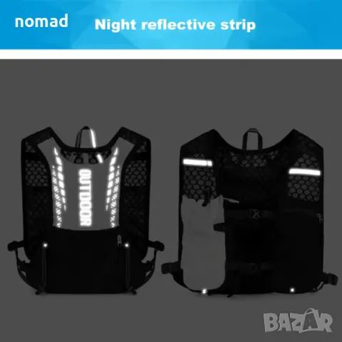 -60% Ултра лека раница за бягане | Светлоотразителна, Удобна, Сигурна, снимка 12 - Раници - 49432461
