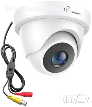 Нова Куполна CCTV камера Loocam 2MP 1080P IR IP66 за видеонаблюдение