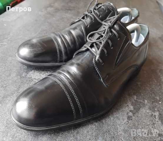 Италиански класически кожени обувки BELLAGIO 41 номер, снимка 6 - Официални обувки - 52348766