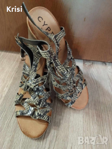 Дамски сандали с ток, снимка 5 - Дамски обувки на ток - 44724917