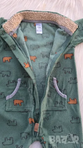Бебешки зимни ромпъри 9-12 месеца, снимка 4 - Бебешки гащеризони - 49038590