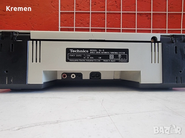 Грамофон TECHNICS SL-5, снимка 11 - Грамофони - 54291480