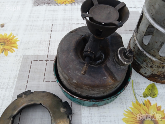 Стар немски бензинов котлон, снимка 2 - Антикварни и старинни предмети - 36574572