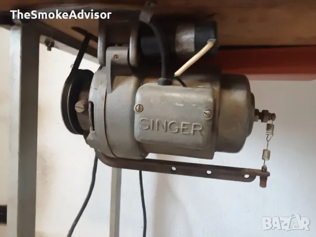 Шевна машина ALTIN TEXIMA (DDR) + SINGER мотор, снимка 7 - Други машини и части - 50381689