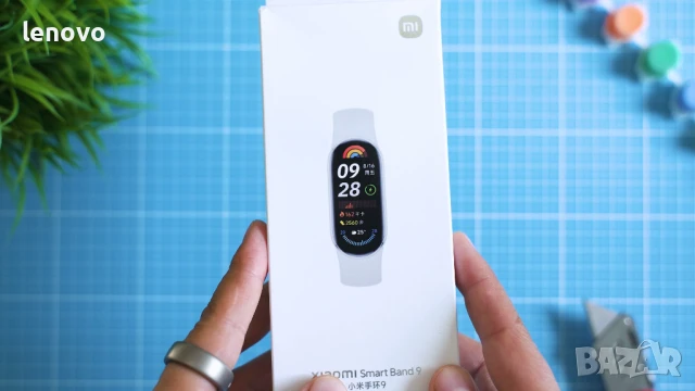 Смарт гривна Xiaomi Smart Band 9, бяла каишка, снимка 4 - Смарт часовници - 50476956