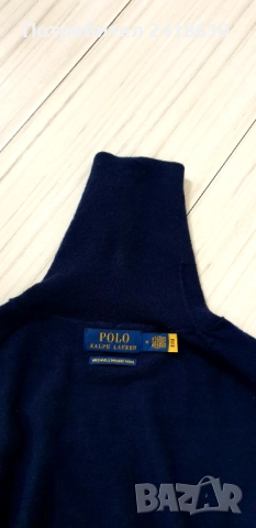 POLO Ralph Lauren Merino Wool / POLO Mens Size M  ОРИГИНАЛ! Мъжки Пуловер Поло!, снимка 3 - Пуловери - 52576721