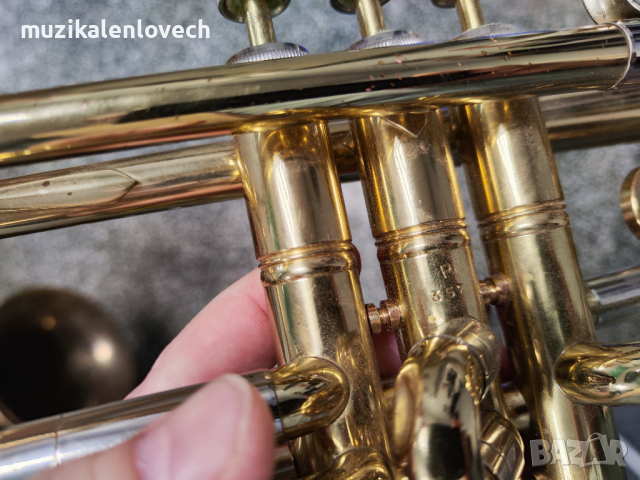 Bufon B-Flat Trumpet (P-357) Made in France - Френски Б Тромпет с твърд куфар, снимка 10 - Духови инструменти - 44552388