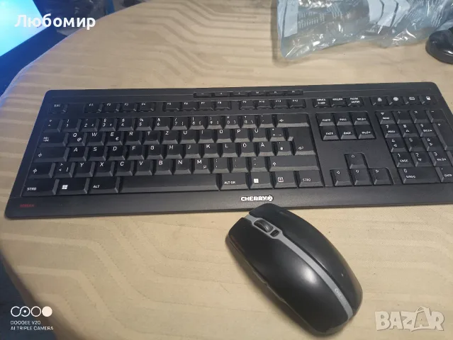 CHERRY STREAM DESKTOP RECHARGE, Безжичен настолен комплект, UK Layout (QWERTY), 2.4 GHz , снимка 2 - Клавиатури и мишки - 55878048