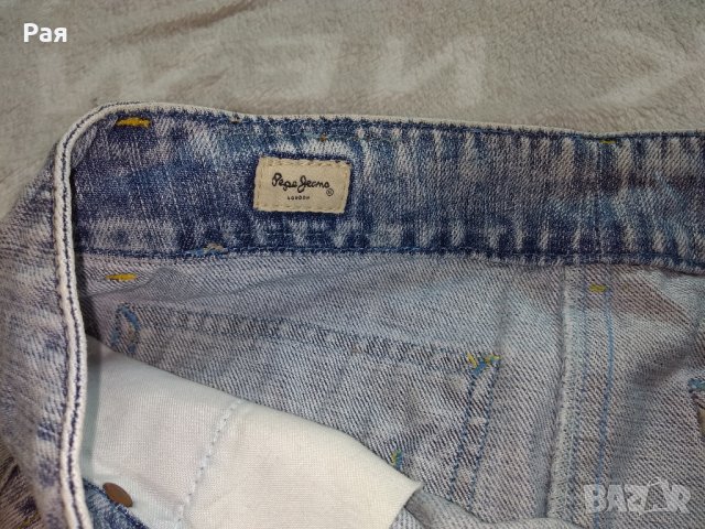 Дънкова къса пола pepe jeans, снимка 4 - Поли - 29187248