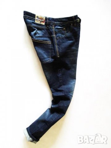 Desigual Oftal Celeste Palido Men's Slim Fit Jeans Мъжки Дънки Размер W34, снимка 8 - Дънки - 29098910