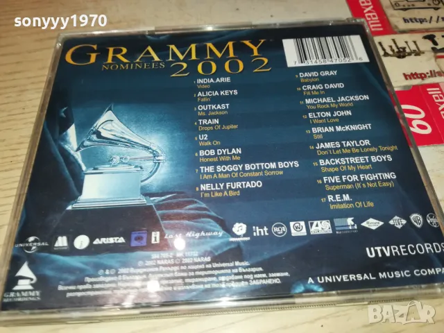 GRAMMY 2002 CD 2105251153, снимка 3 - CD дискове - 50373081