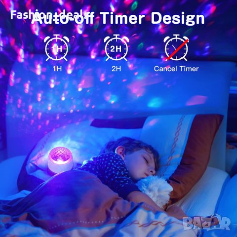 Нов 2 в 1 Прожектор за детска стая и USB Музикална колона за Атмосфера, снимка 4 - Други - 36841606