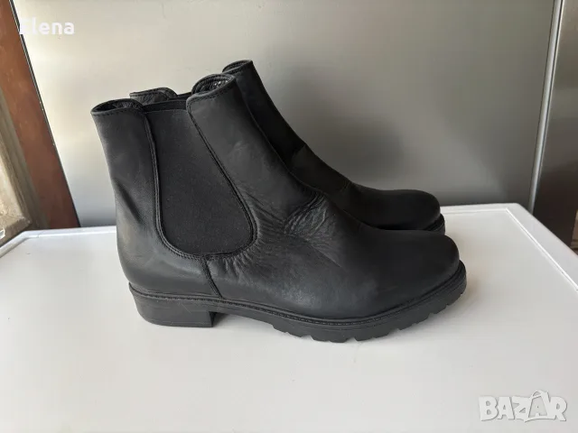 Черни женски боти, снимка 4 - Дамски боти - 56442096