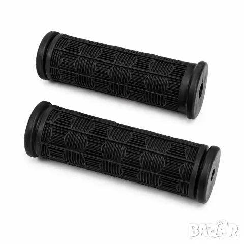 Червени детски дръжки за велосипед 90 mm комплект 2 броя