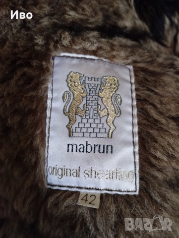 Дамско палто сребърен мармот Mabrun размер 42, снимка 5 - Палта, манта - 52945068