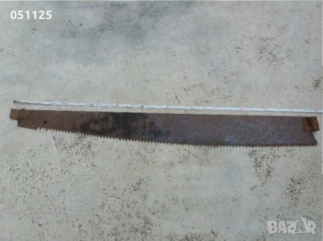 огромен възрожденски кован трион, бичкия, джага , снимка 3 - Антикварни и старинни предмети - 34283638