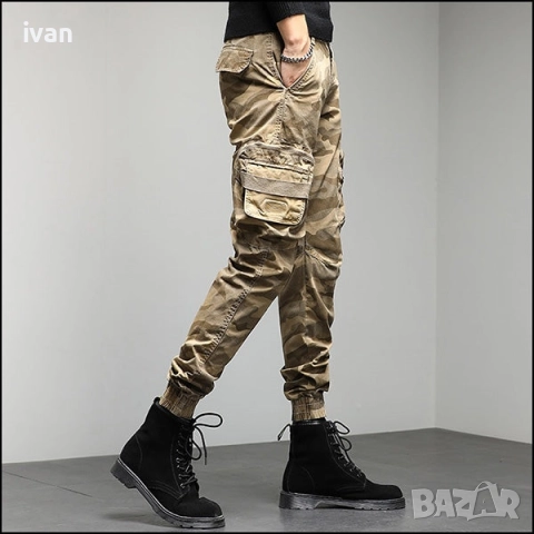 мъжки карго панталони размер Л (33-35), снимка 4 - Спортни дрехи, екипи - 52773127