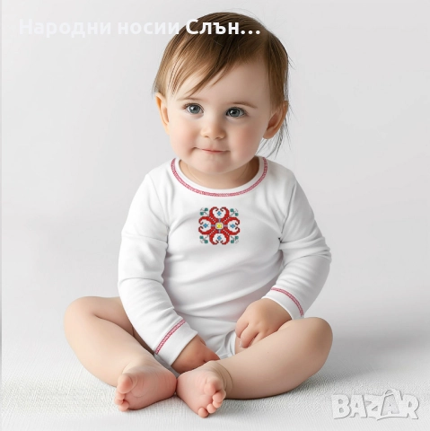 Бебешки бодита с бродирана шевица, снимка 9 - Бодита за бебе - 51934573