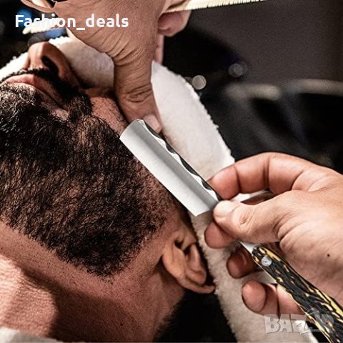 Нов Бръснач за гърло права самобръсначка бръснене брада мъже подарък, снимка 7 - Други - 42238287