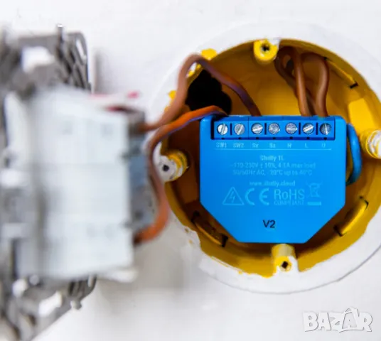 Shelly 1L WiFi Единично реле без нула, снимка 4 - Друга електроника - 48653525