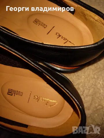 Оригинални мъжки обувки Clark's естествена кожа , снимка 2 - Ежедневни обувки - 48500162