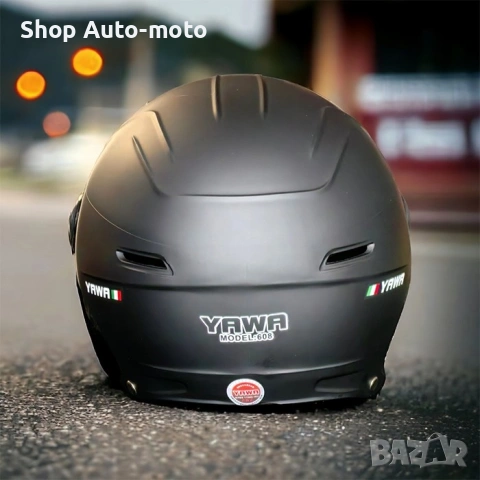 Каска Automat, Каска за мотор с визьор, 523, Черен, снимка 3 - Аксесоари и консумативи - 54014852